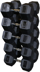 SDS900 - Grey Hex Dumbell set 80-100lb pairs