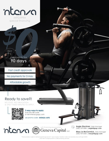 IMMEDIATE AVAILABILITY — IPRA DEMO UNIT Intenza Fitness 450 Commercial Recumbent Bike Intenza Fitness