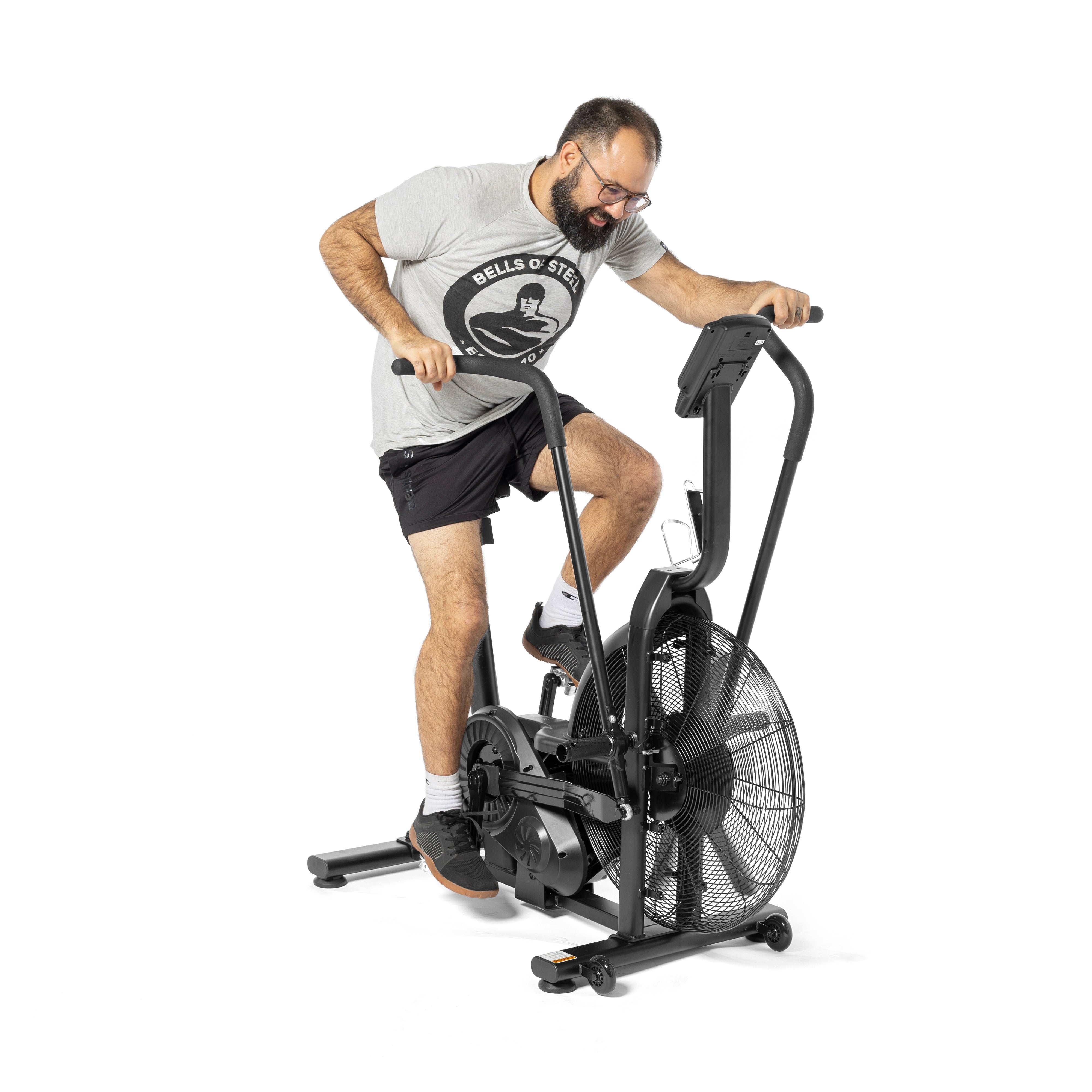 Residential Air Bike with Wind Guard