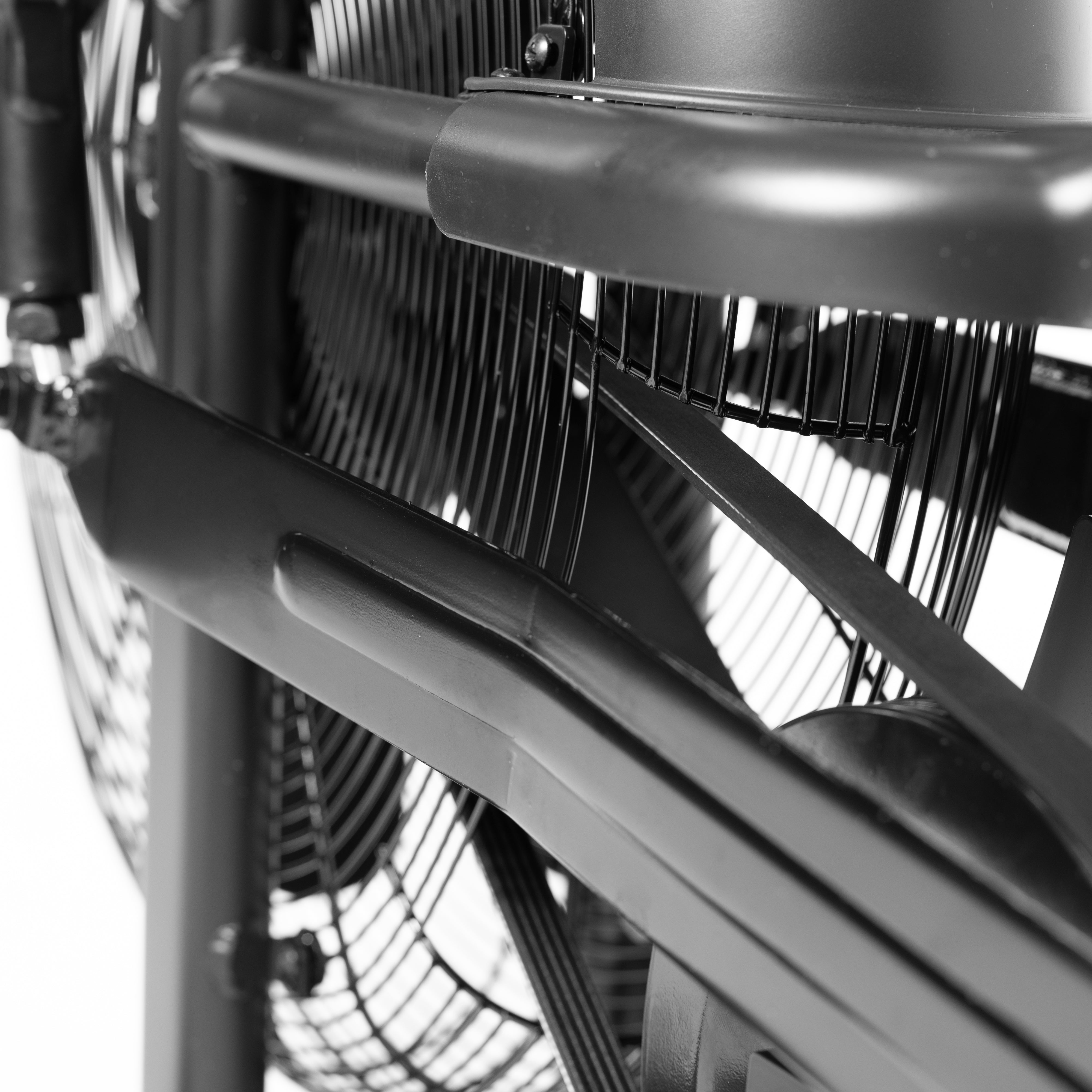 Residential Air Bike with Wind Guard
