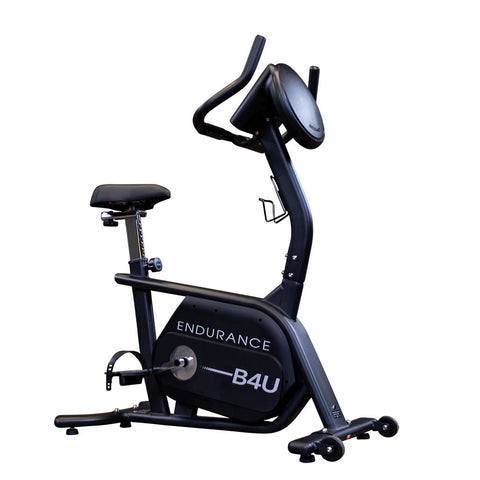 Body-Solid (B4UB) Upright Indoor Exercise Bike with LED Display - Adjustable Seat, Multiple Workout Programs, Heart Rate Monitor & Calorie Tracker for Home Gym