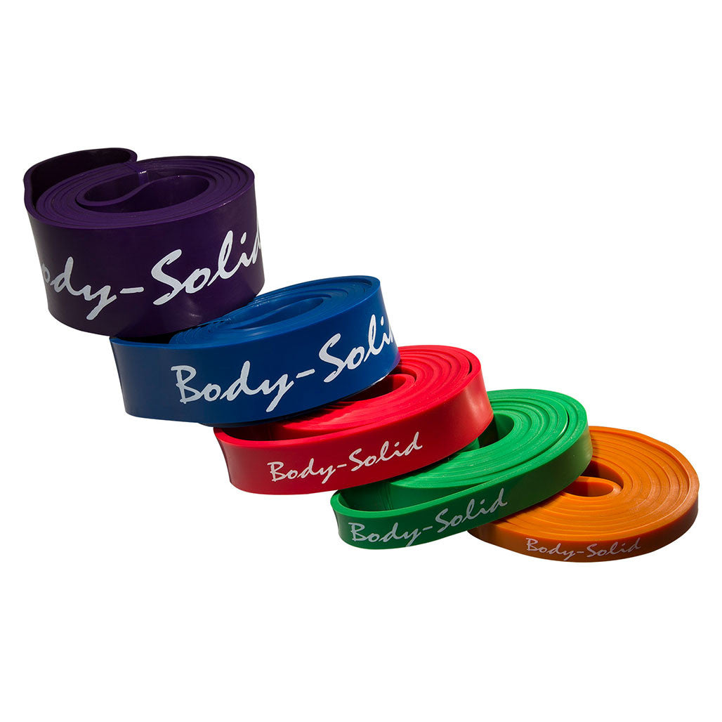 5 pack resistance bands, includes BSTB1,2,3,4,5