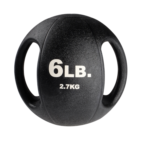 Body-Solid Tools 6lb. Dual Grip Medicine Ball - [BSTDMB6]