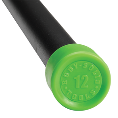 12LB GREEN PADDED WEIGHT BAR - Grip Diameter 1.05" - [BSTFB12]