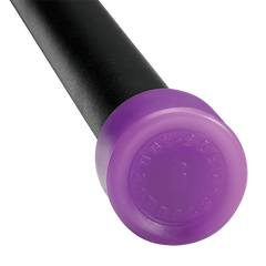 6LB LIGHT PURPLE PADDED WEIGHTED BAR - Grip Diameter 1.05"