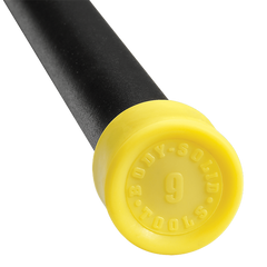 9LB YELLOW PADDED WEIGHTED BAR - Grip Diameter 1.05"