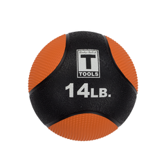 14LB ORANGE, BLACK MED BALL - [BSTMB14]