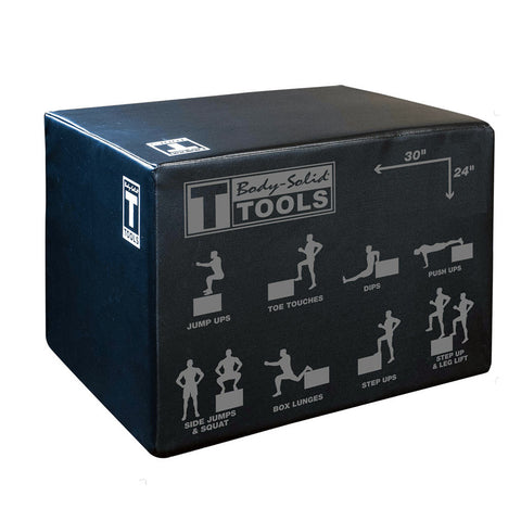3 Way Soft Plyo Box, 20", 24", 30"