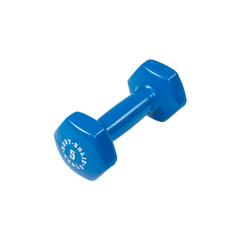 blue 5lb vinyl dumbell - [BSTVD5]
