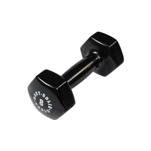 black 8lb vinyl dumbell - [BSTVD8]