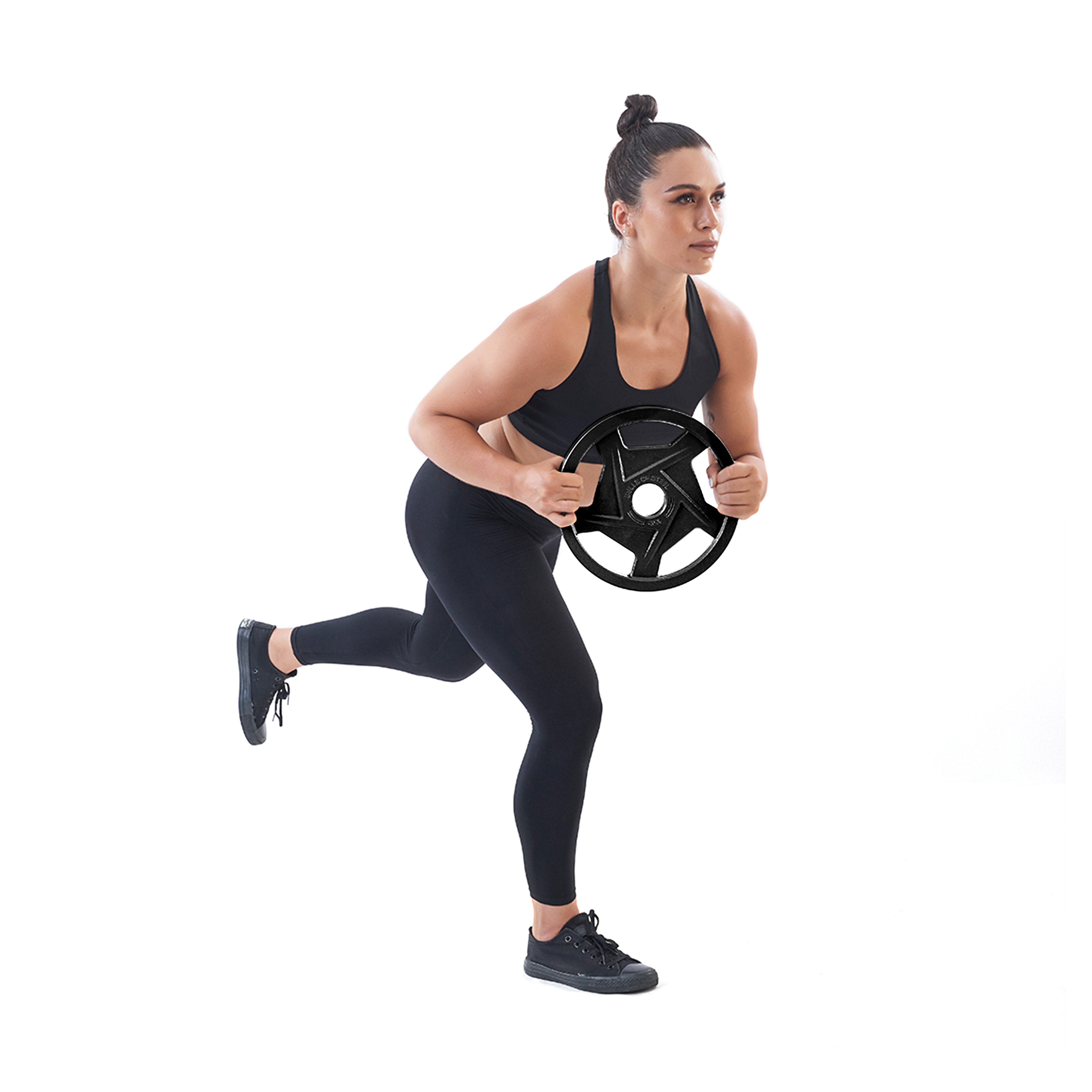 Black Mighty Grip Olympic Weight Plate Sets