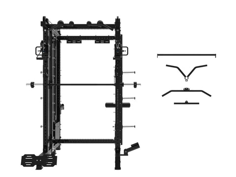 Multi-Function Smith Machine with Lat Pulldown Attachment PCI-1028 Pure Craft Industries