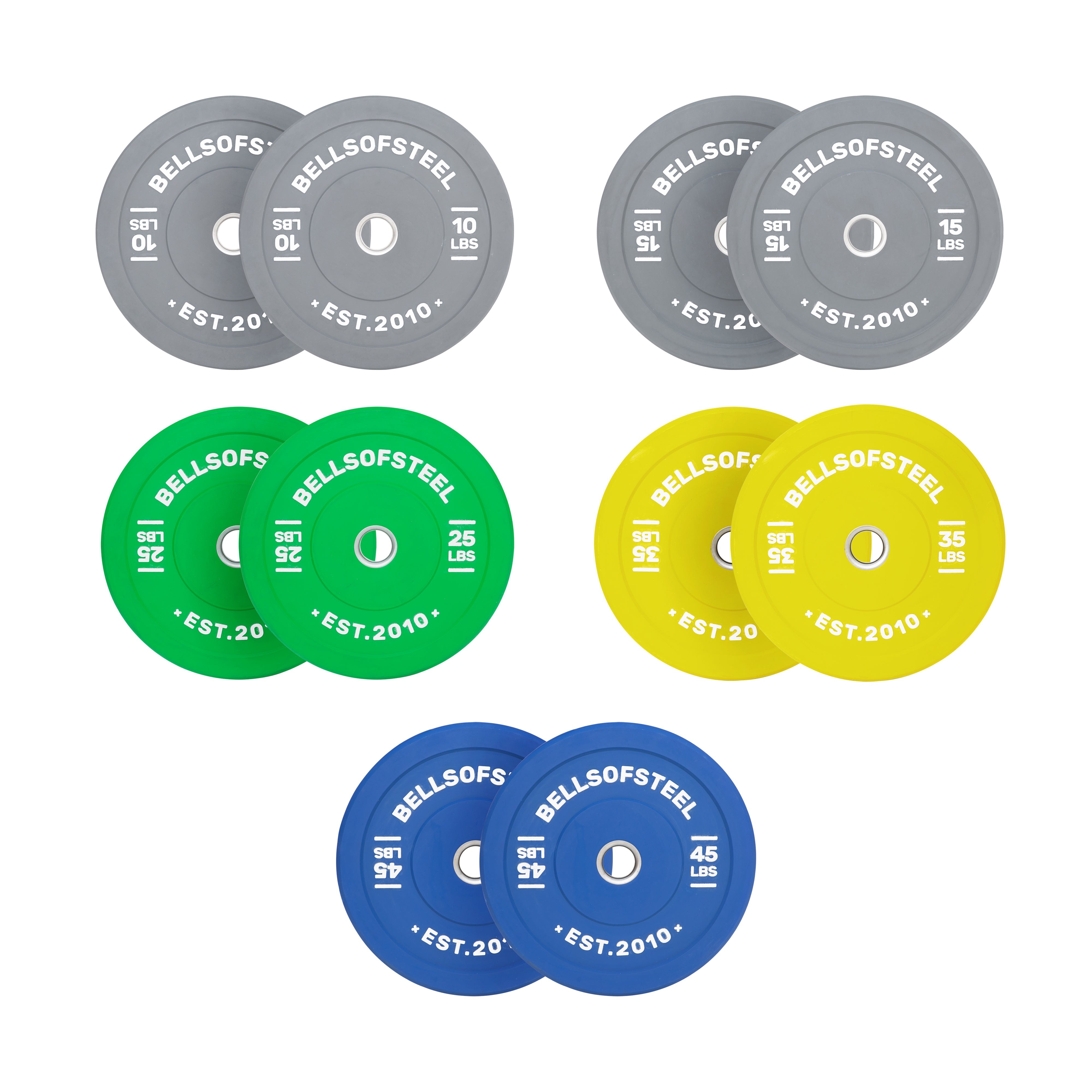 Colored Bumper Plate Sets