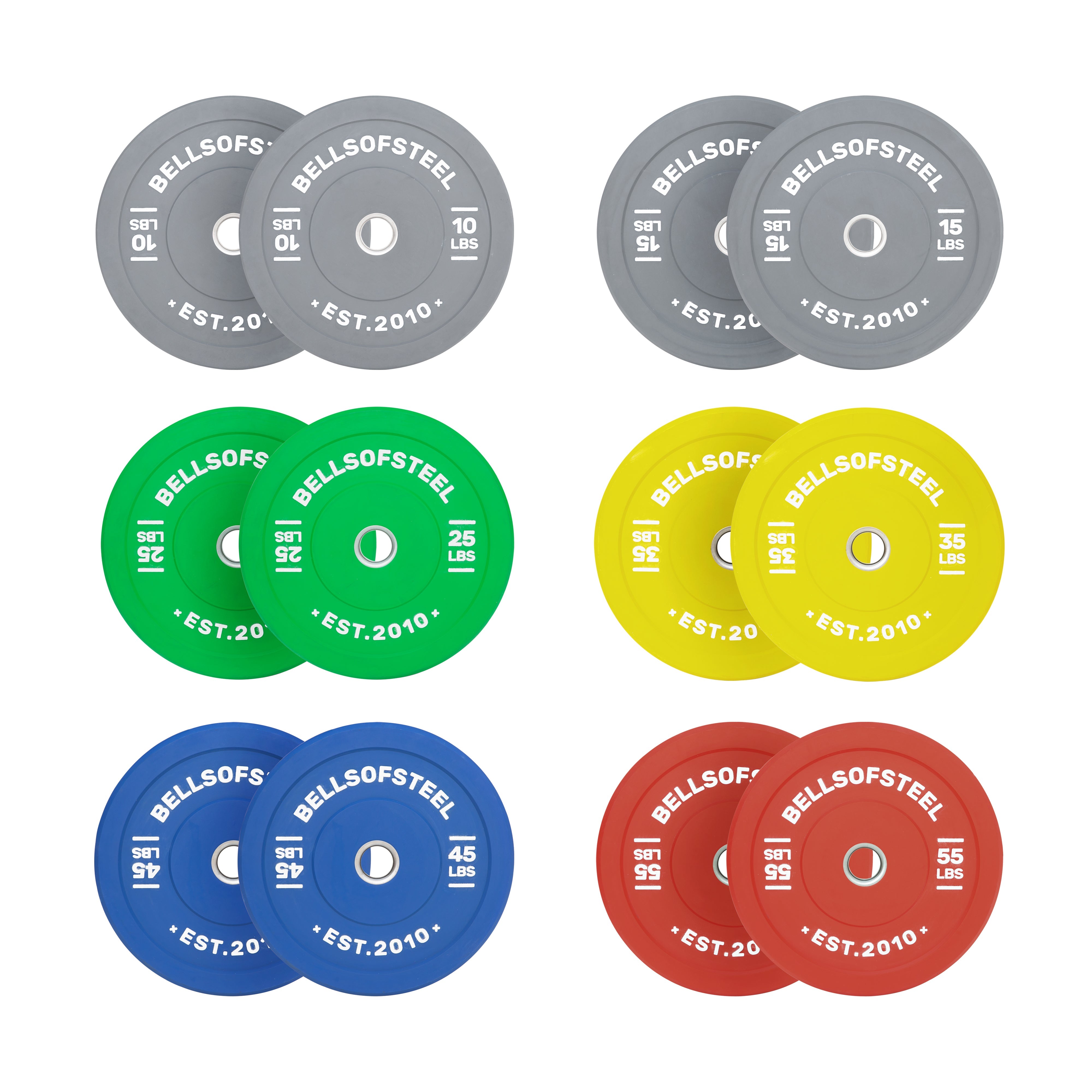 Colored Bumper Plate Sets