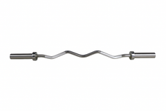 Olympic EZ Curl Bar – 47" Chrome Barbell