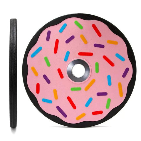 Chocolate & Vanilla 10lb Donut Plates Fringe Sport