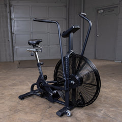Body-Solid Endurance (FB300B) Dual Action Fan Bike - Adjustable Seat, Transport Wheels, Commercial Grade Stationary Exercise Bicycle for High-Intensity Workouts and Rehabilitation Body-Solid