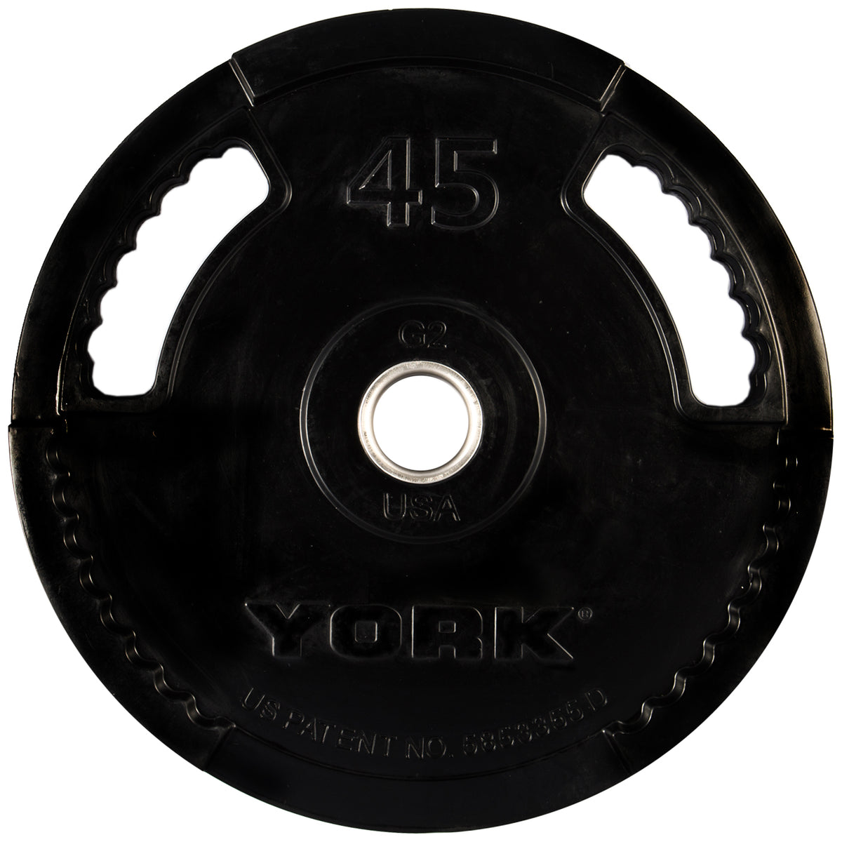 2" G-2 Rubber Olympic Weight Plate