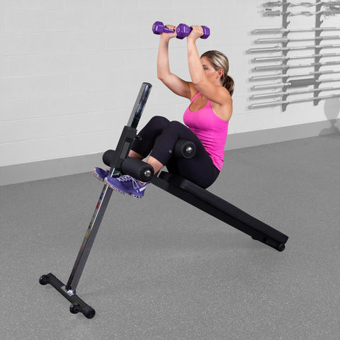 Adjustable Ab Bench - BLACK