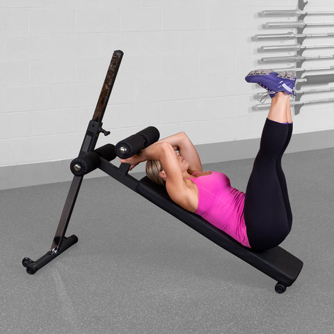 Adjustable Ab Bench - BLACK