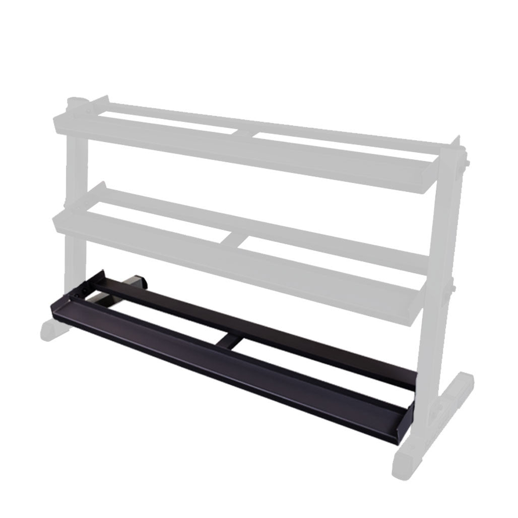 Body-Solid 2-Tier Horizontal Dumbbell Rack - Black (GDR60B)