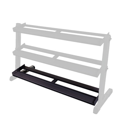 Body-Solid 2-Tier Horizontal Dumbbell Rack - Black (GDR60B)