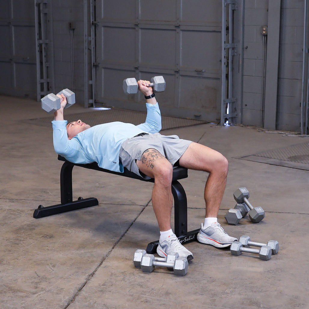 GFB350B - Flat Bench - BLACK