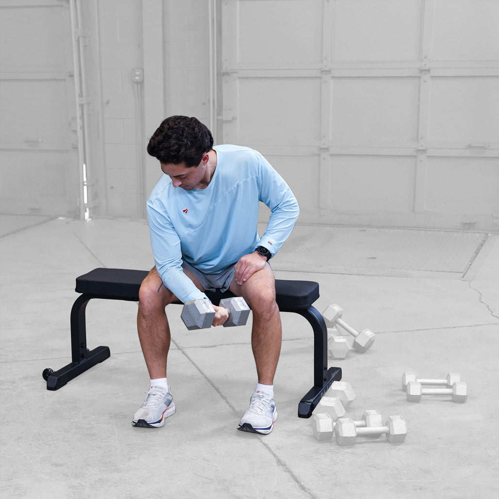 GFB350B - Flat Bench - BLACK