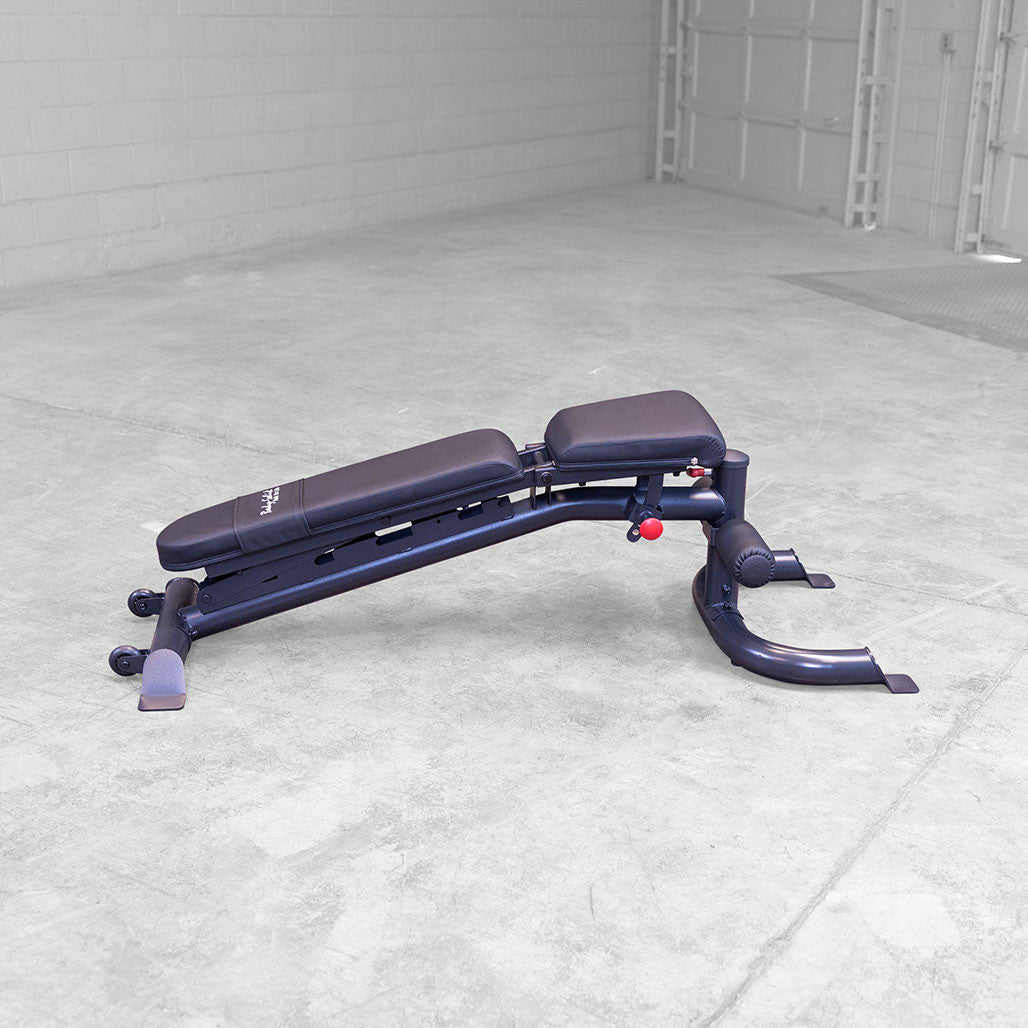 GFID100B - FLAT/INCLINE/DECLINE BENCH, BLACK FRAME