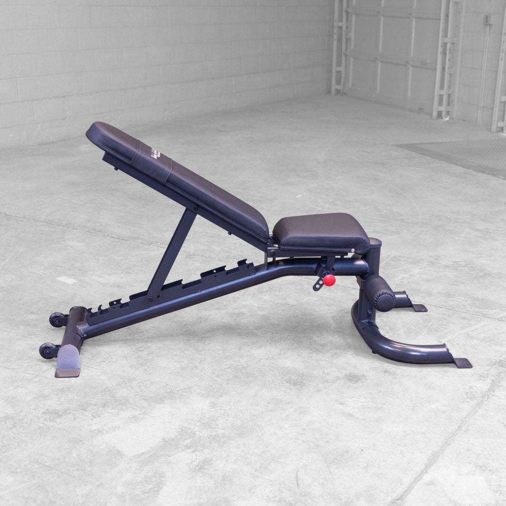 GFID100B - FLAT/INCLINE/DECLINE BENCH, BLACK FRAME