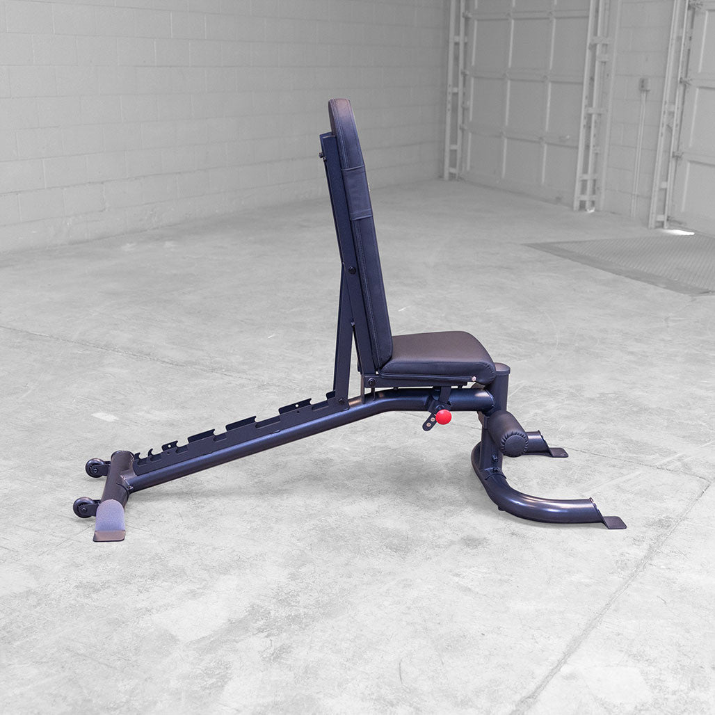 GFID100B - FLAT/INCLINE/DECLINE BENCH, BLACK FRAME
