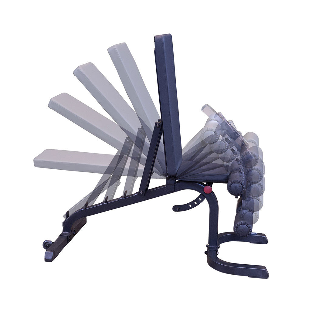 GFID31B - Flat/Incline/Decline Bench, 2"x 2", GFID31 - BLACK