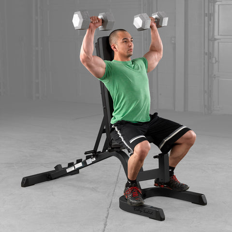 GFID71B - Flat/Incline/Decline Bench, 2"x3", GFID71 - BLACK