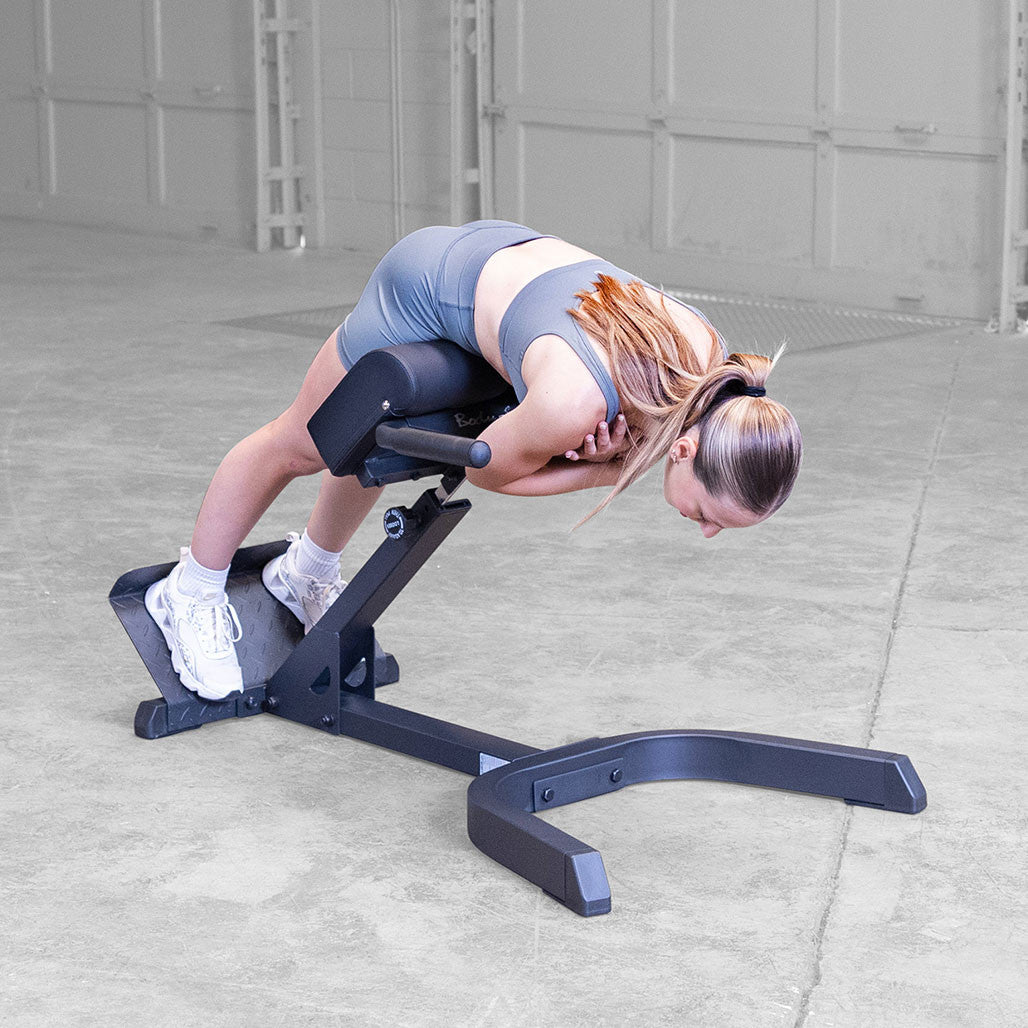 2"x3" 45 degree back hyper extension - BLACK - [GHYP345B]
