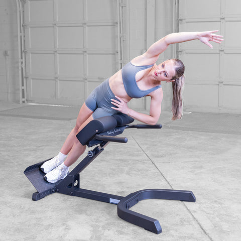 2"x3" 45 degree back hyper extension - BLACK - [GHYP345B]