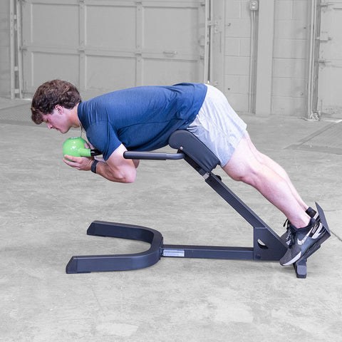 2"x3" 45 degree back hyper extension - BLACK - [GHYP345B]