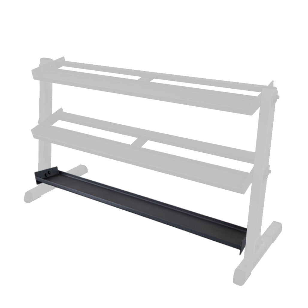Body-Solid 2-Tier Horizontal Dumbbell Rack - Black (GDR60B)