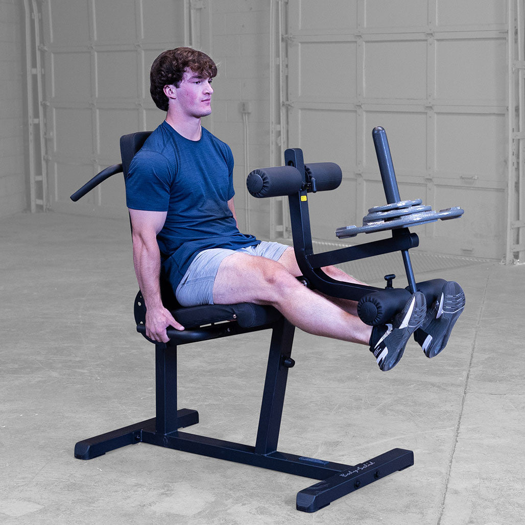 Leg Extension and Prone Leg Curl Machine - BLACK