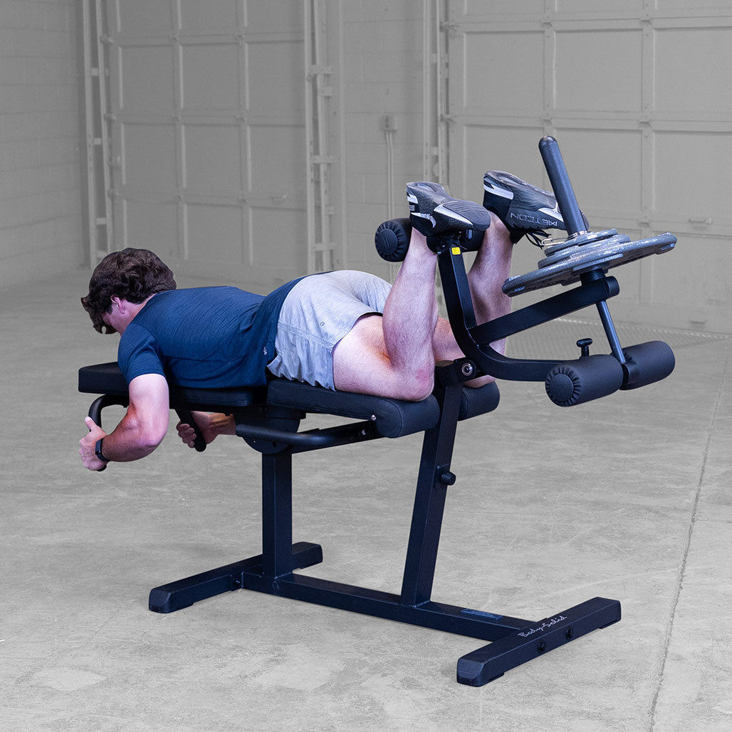 Leg Extension and Prone Leg Curl Machine - BLACK