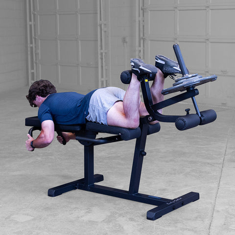 Leg Extension and Prone Leg Curl Machine - BLACK
