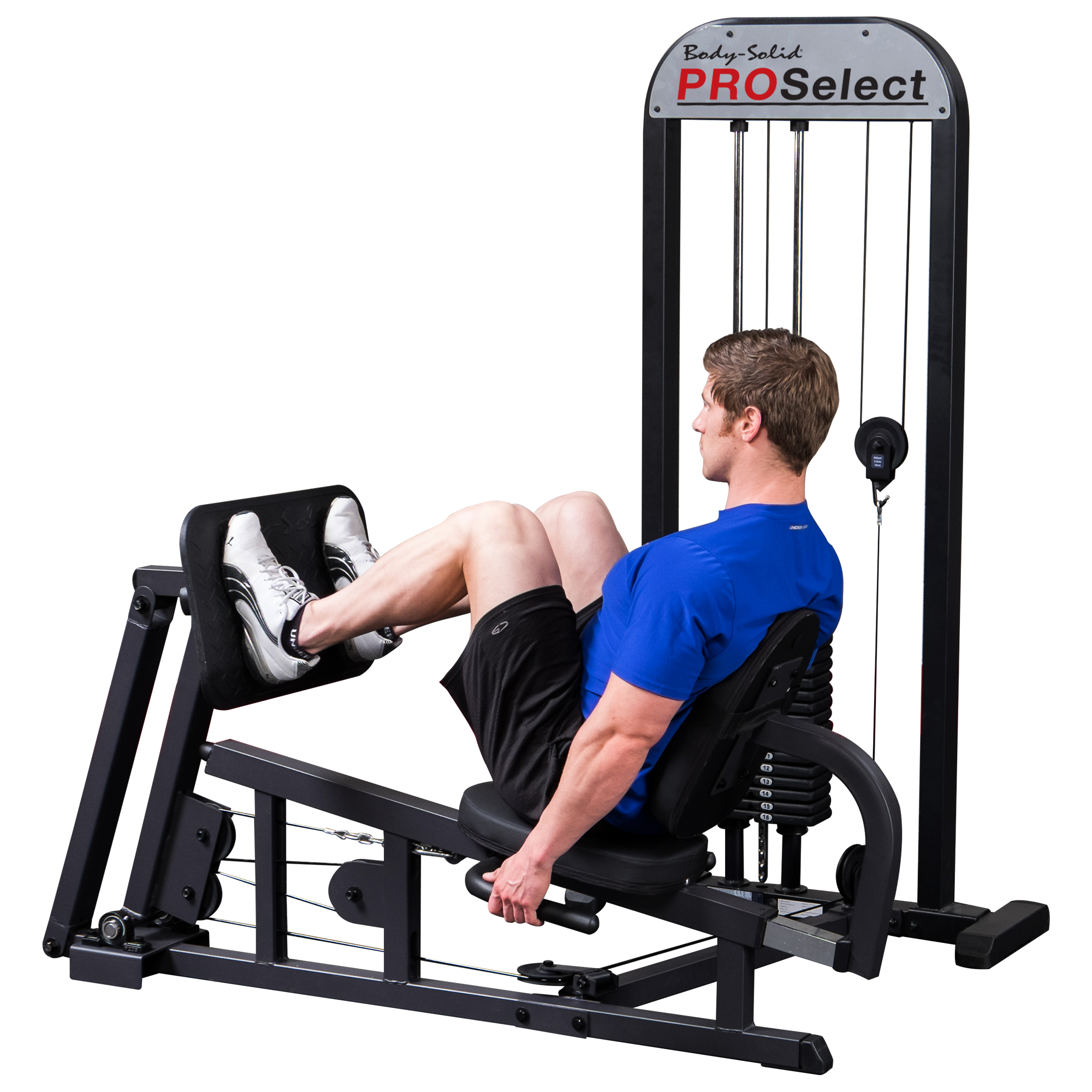 GLP-STK - PRO SELECT LEG PRESS, 210LB STACK Body-Solid