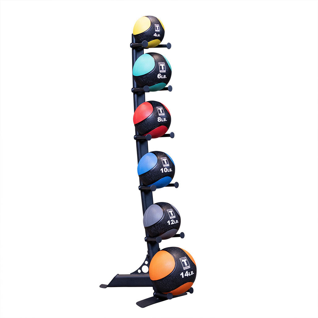 GMR10B - MEDICINE BALL RACK 6 - BLACK