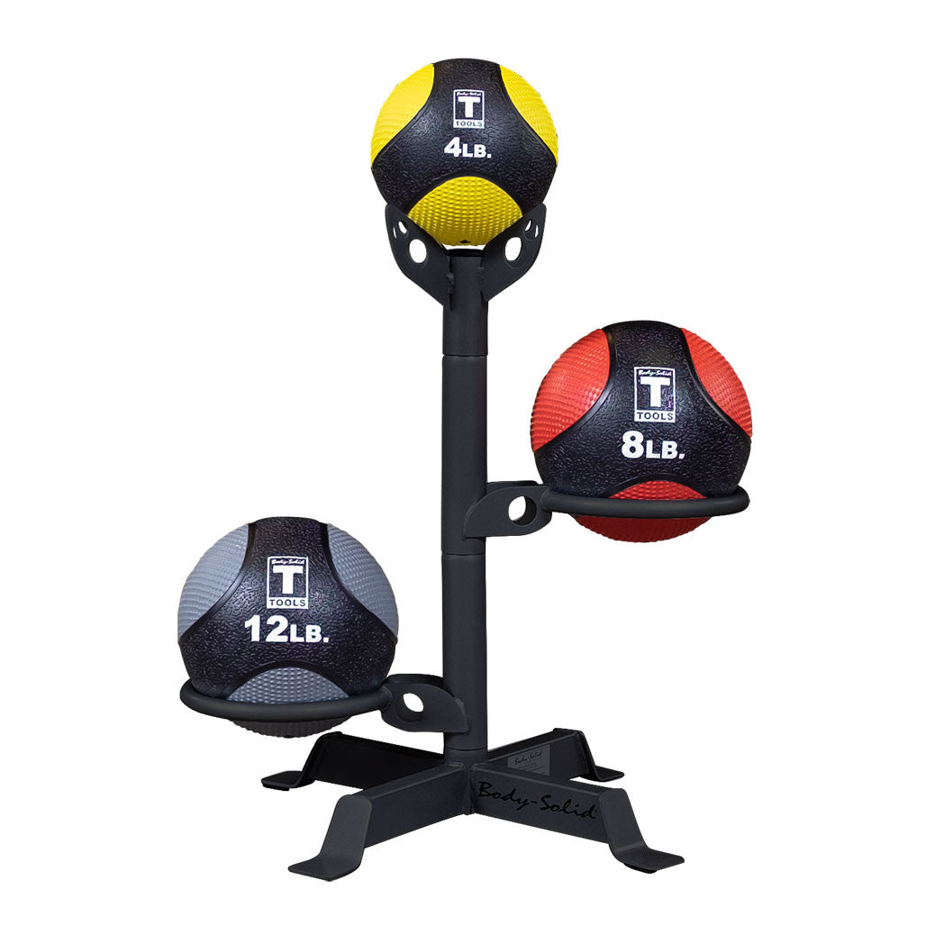 GMR5B - MEDICINE BALL RACK 3 - BLACK