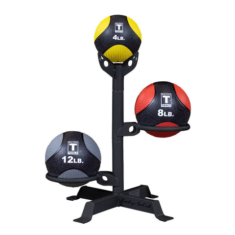 GMR5B - MEDICINE BALL RACK 3 - BLACK