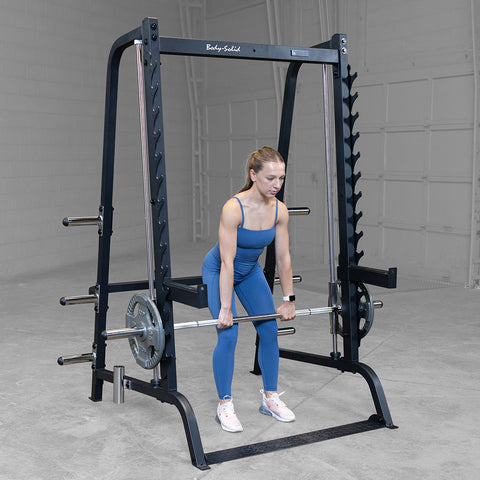 GS348B - Series 7 Smith Machine - BLACK