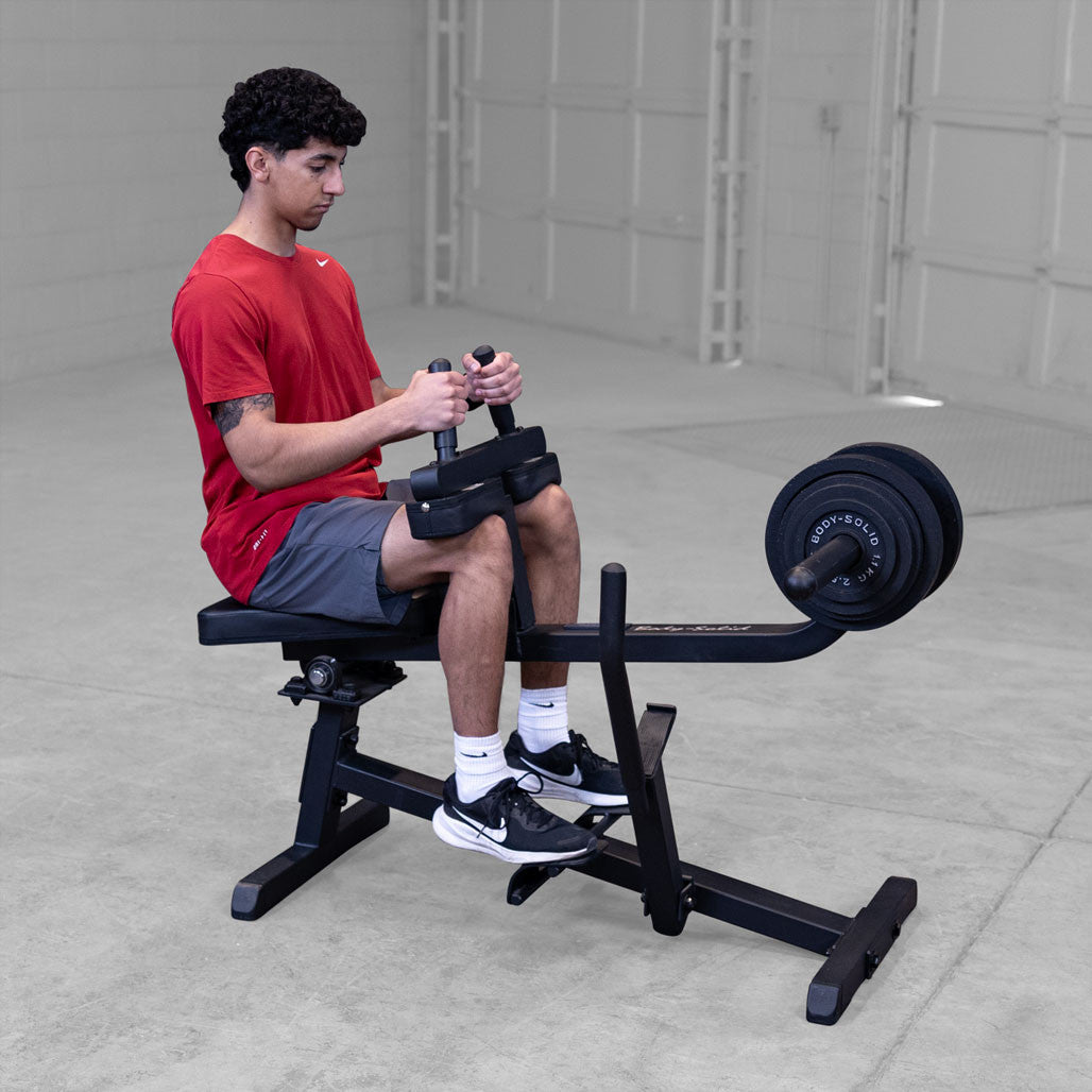 GSCR349B - Seated Calf Raise - BLACK