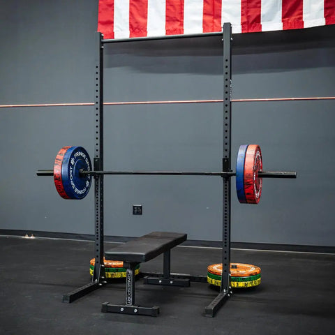 Garage Series Squat Rack Pull Up Bar Fringe Sport