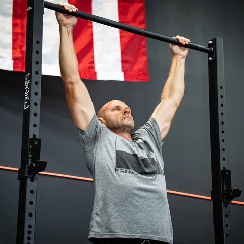 Garage Series Squat Rack Pull Up Bar Fringe Sport