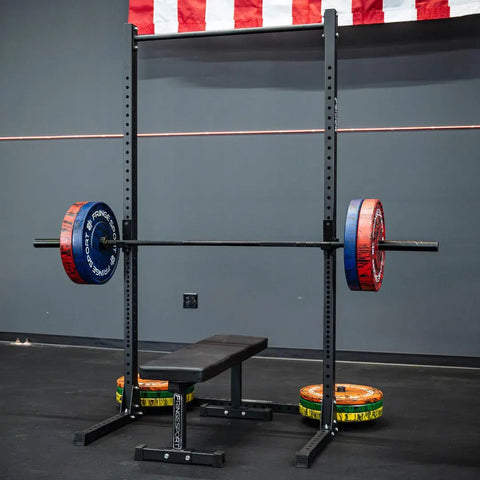 Garage Series Squat Rack Pull Up Bar Fringe Sport