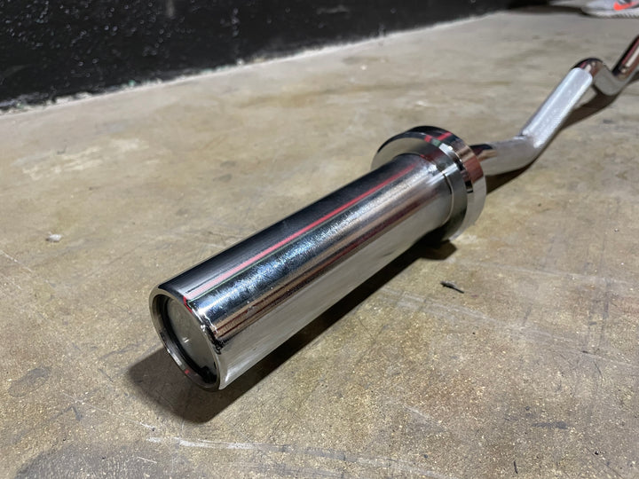 Olympic EZ Curl Bar – 47" Chrome Barbell